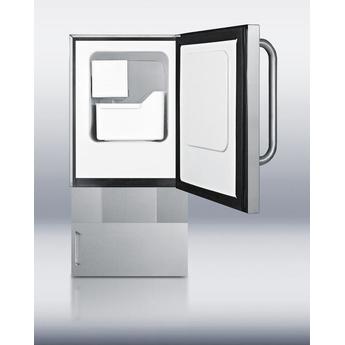 Summit BIM24OSBASE34 15 Inch Freestanding and Built-In Ice Maker — thumbnail 6